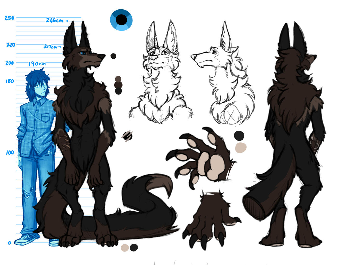 MAU: Aiden Werewolf Sheet