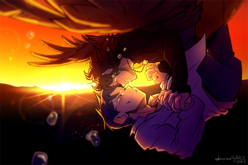 OC: Drenku and Aiden Falling